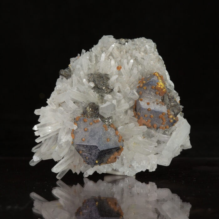 Quartz Galena Orpiment Pyrite combination